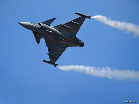 Gripen in Fying Display at the Breitling Air Show in Sion